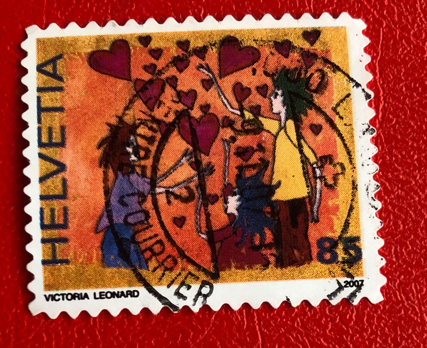 Tutti i francobolli: Nr.1244 mit Stempel Lasst Liebe sprechen 2007    – Usato da Aarau venduto da Billa007