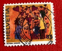 Nr.1244 mit Stempel Lasst Liebe sprechen 2007   