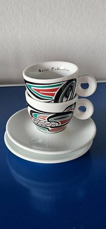 Amici Tazze: Amici Collection ILLY 8 ESPRESSOTASSEN 1996 Eric Macpherson – Usato da Rüti GL venduto da 4oops 1