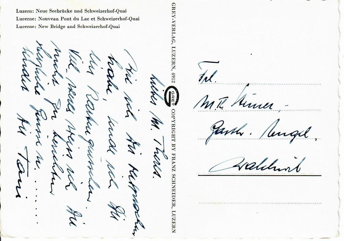 Cartoline postali: Luzern – Usato da Hochdorf venduto da Ziegel-16 1