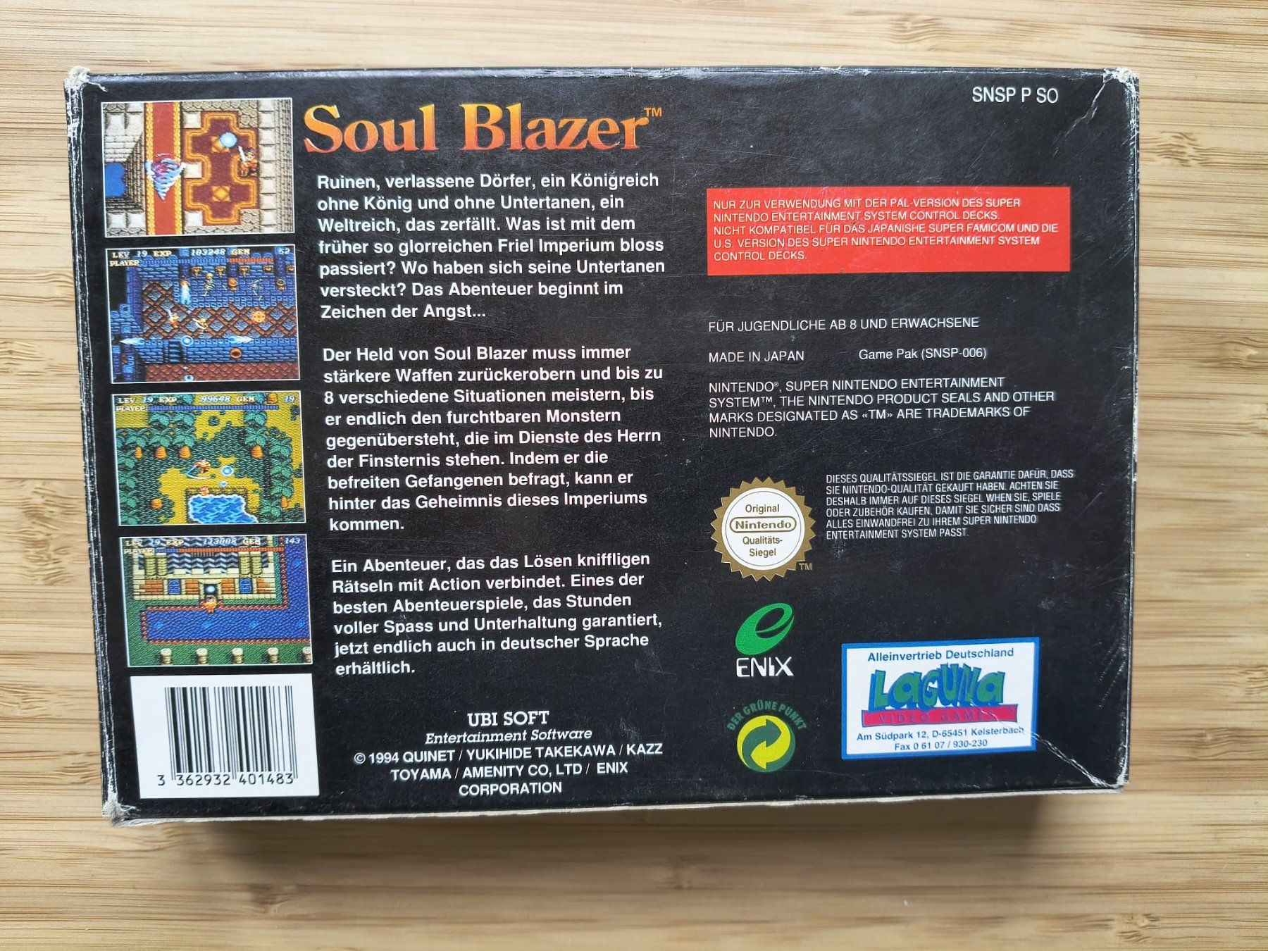 Giochi: Soul Blazer (SNES) – Usato da Riedholz venduto da ste_96cd 1