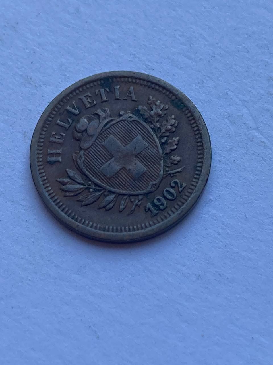 Toutes les monnaies: Schweiz 1 Rappen 1902 – D'occasion à Muralto par manueldisaba01 2