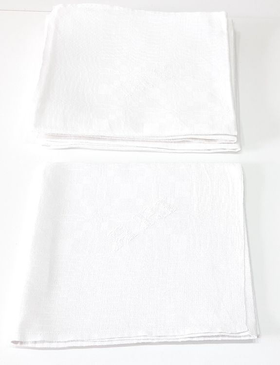 Elfenbeinfarbene Stoffservietten 43x43 Cm - Wiederverwendbar Für Hochzeit & Feiern