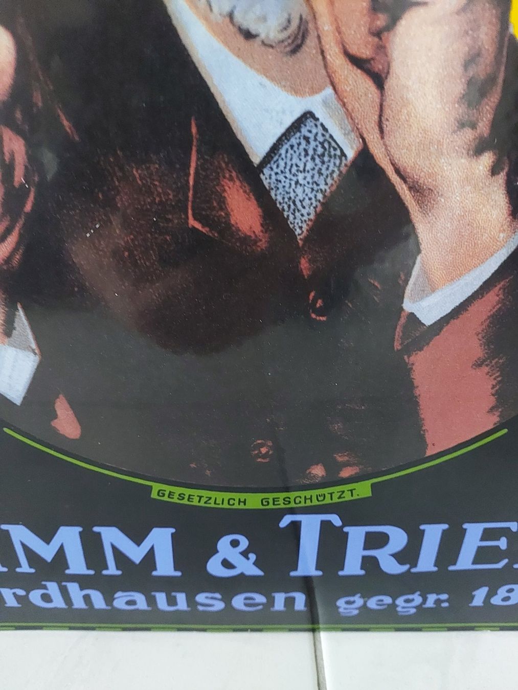 Marlboro Insegne: Emailschild Grimm & Triepel Kautabak Tabak plaque émaillée – Usato da Schenkon venduto da TG10 6