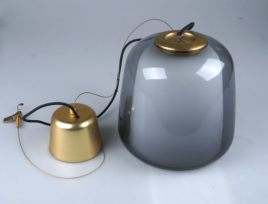 Ikea Lampade: IKEA EVEDAL Pendelleuchte in Grau – Usato da Rüti ZH venduto da Restwert_Rueti_ZH 1