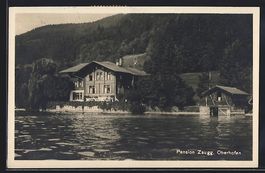 AK Oberhofen, Blick zur Pension Zaugg