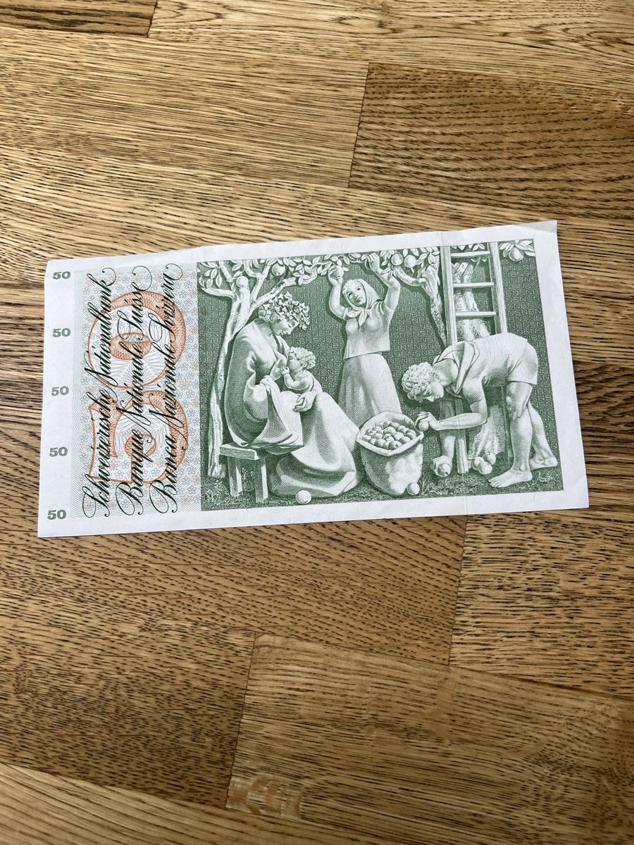 Alte 50 CHF Note, 1978, Top Zustand! Seltenheit! (Neu (gemäss ...