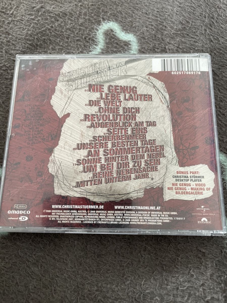 CDs: CD Christina Stürmer Lebe lauter – Gebraucht aus Unterkulm von EmanuelG01 1