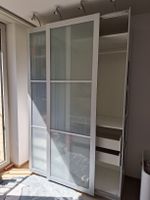Pax Schrank Ikea mit Schiebetür aus Mattglas