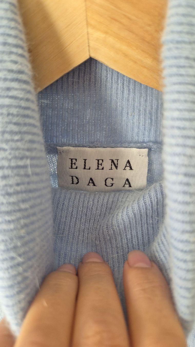 Pullover & Sweatshirts: Elena Daga Rollkragenpullover hellblau Grösse L Damen – Gebraucht aus Winterthur von ann_7lxx 1