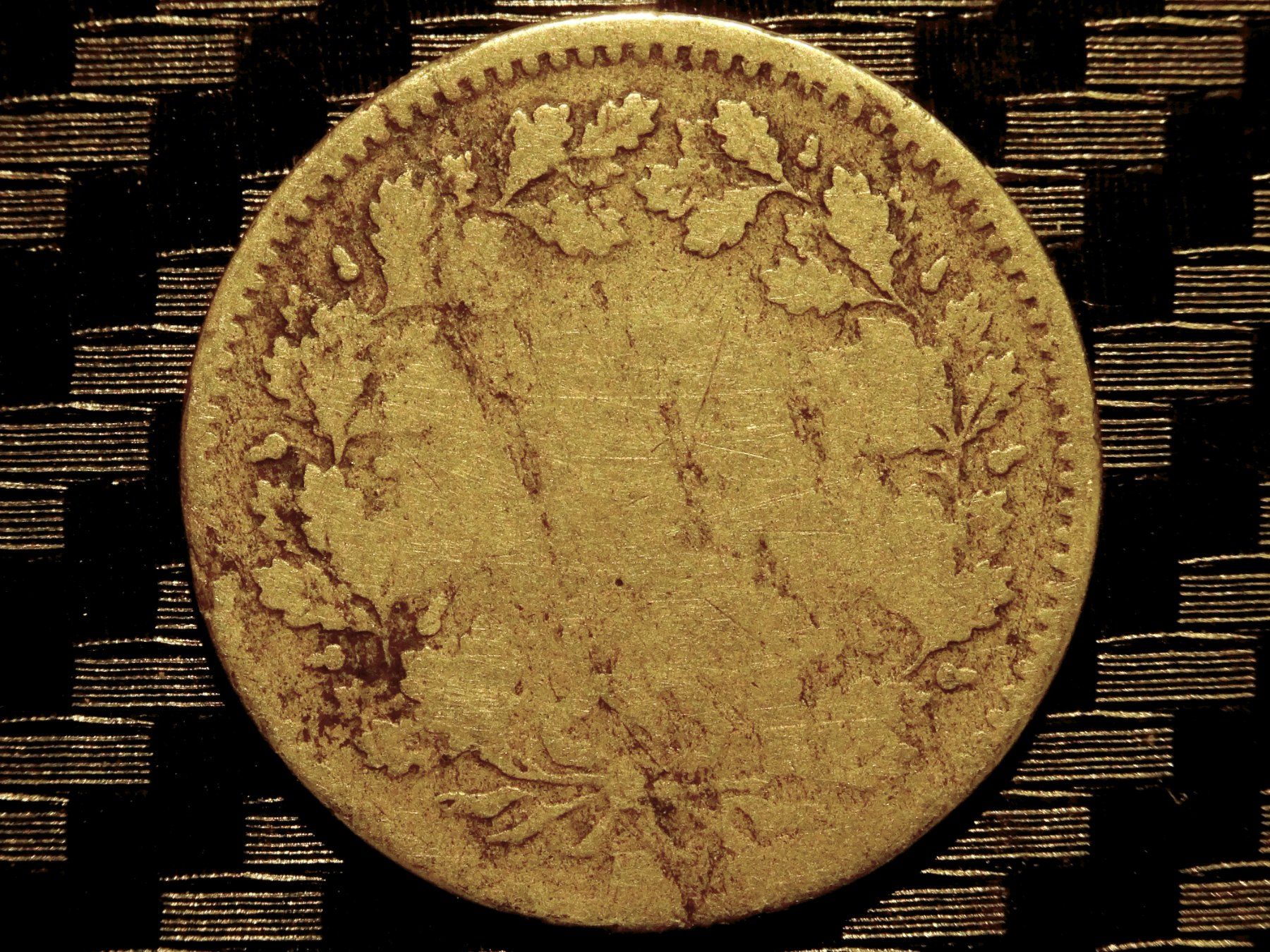 Tutti le monete: 1851 - 10 cts. 2.43gr!! – Usato da Courgenay venduto da ZubR237 1