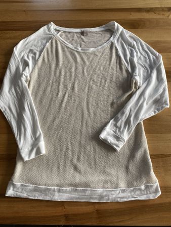 Esprit Langarm-Shirt creme-weiss-gold  Gr. XS