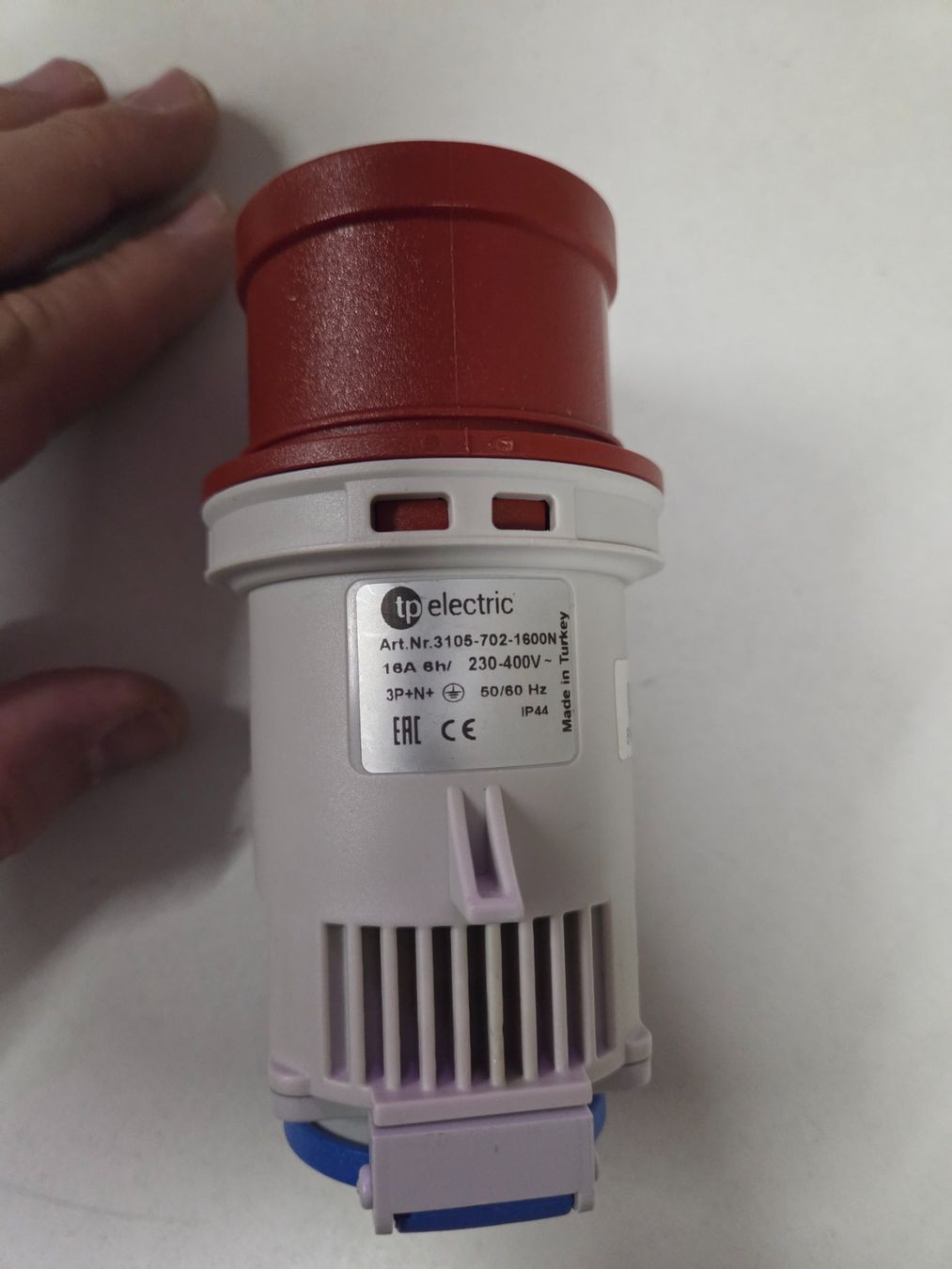 Spine: Übergangsstecker Stecker CEE 16A/Typ 23 bl. 230V T23 Adapter – Nuovo e nell'imballaggio originale da Zürich venduto da Alibaba1234