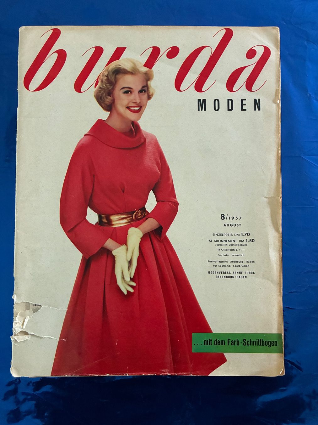 Cartamodelli: Burda Moden 1957 Schnittmuster Nähen Mode Design 50ziger – Usato da Aarwangen venduto da nemkin61