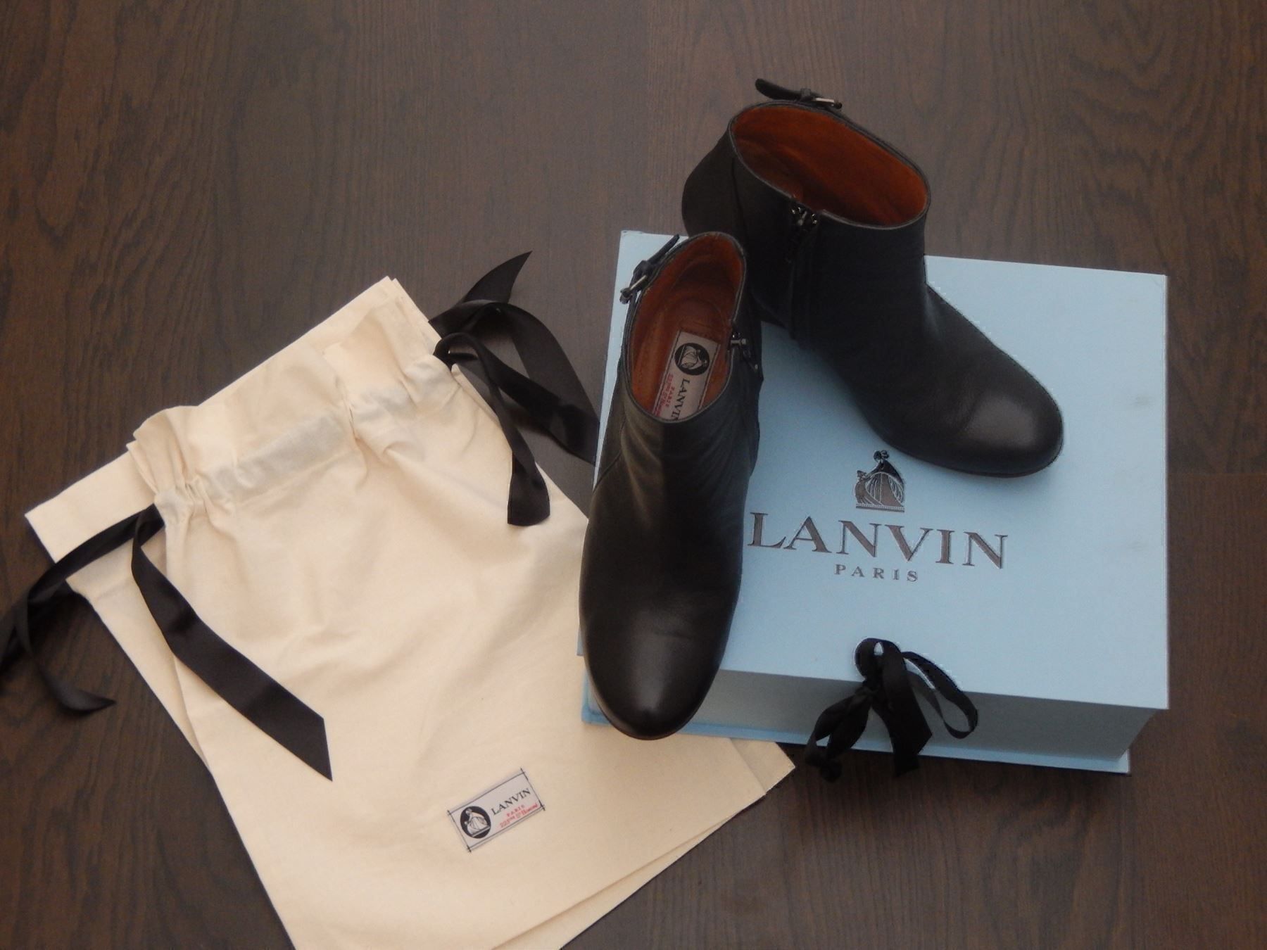 Lanvin Scarpe da donna: Orig. LANVIN  Ankle Boots Gr. 38 navy – Usato da Tuggen venduto da vivira 9