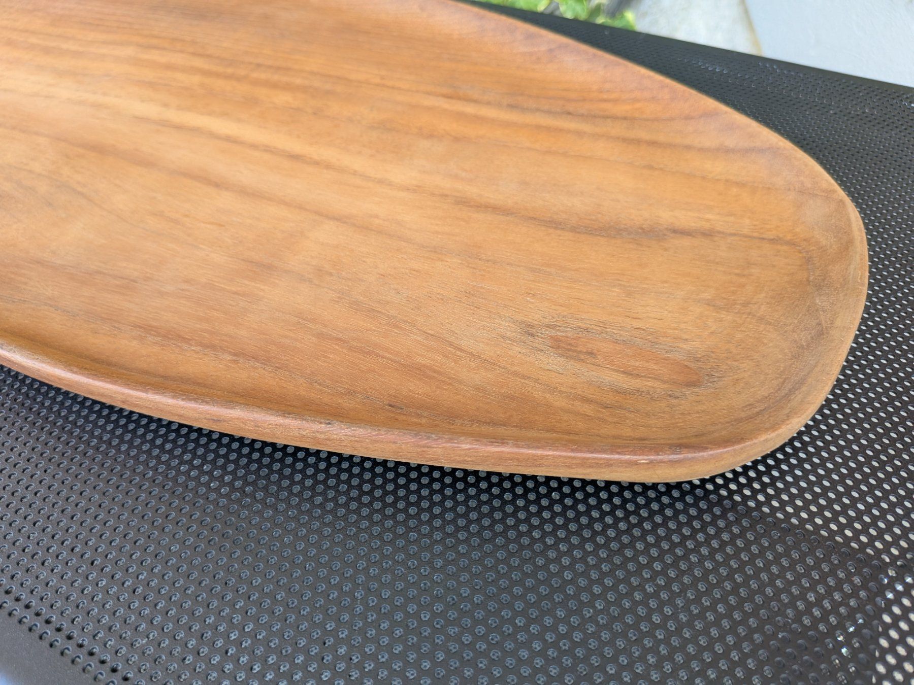 Servierplatten: Genuine Teak Holzplatte – Gebraucht aus Emmen von magelan 2