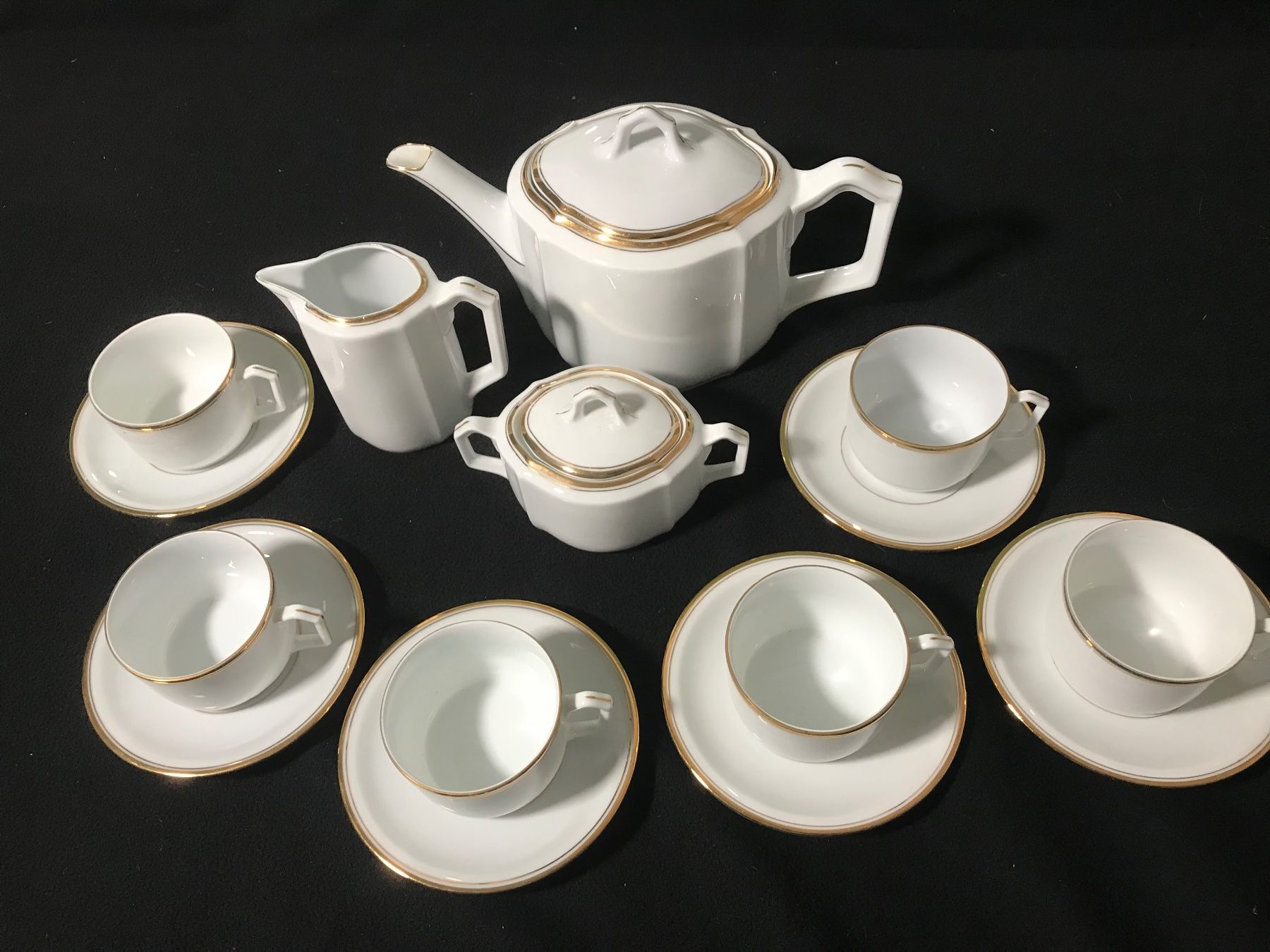 Seltmann Kaffee- & Teegeschirr: Teeservice Seltman, Goldrand – Gebraucht aus Winterthur von  5