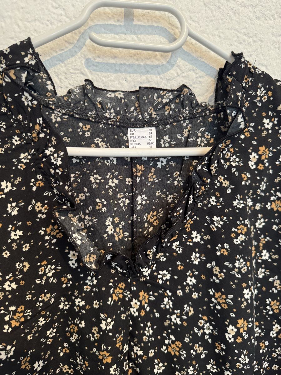 Blusen: leichte Bluse Blumen Gr. XXL – Gebraucht aus Fislisbach von KolibriSecondhand 2