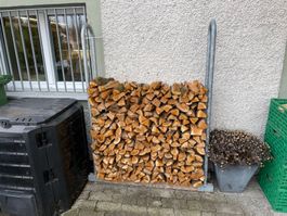Brennholzstützen verzinkt