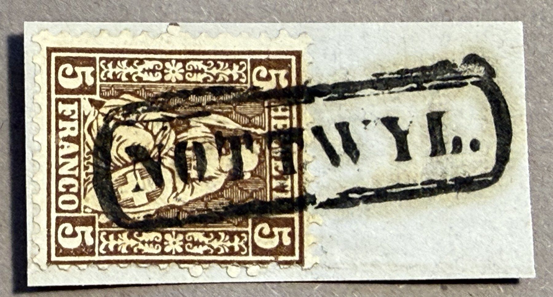 Tutti i francobolli: 30 Stempel NOTTWYL AW Gr.64 – Usato da Steinhausen venduto da yukon26