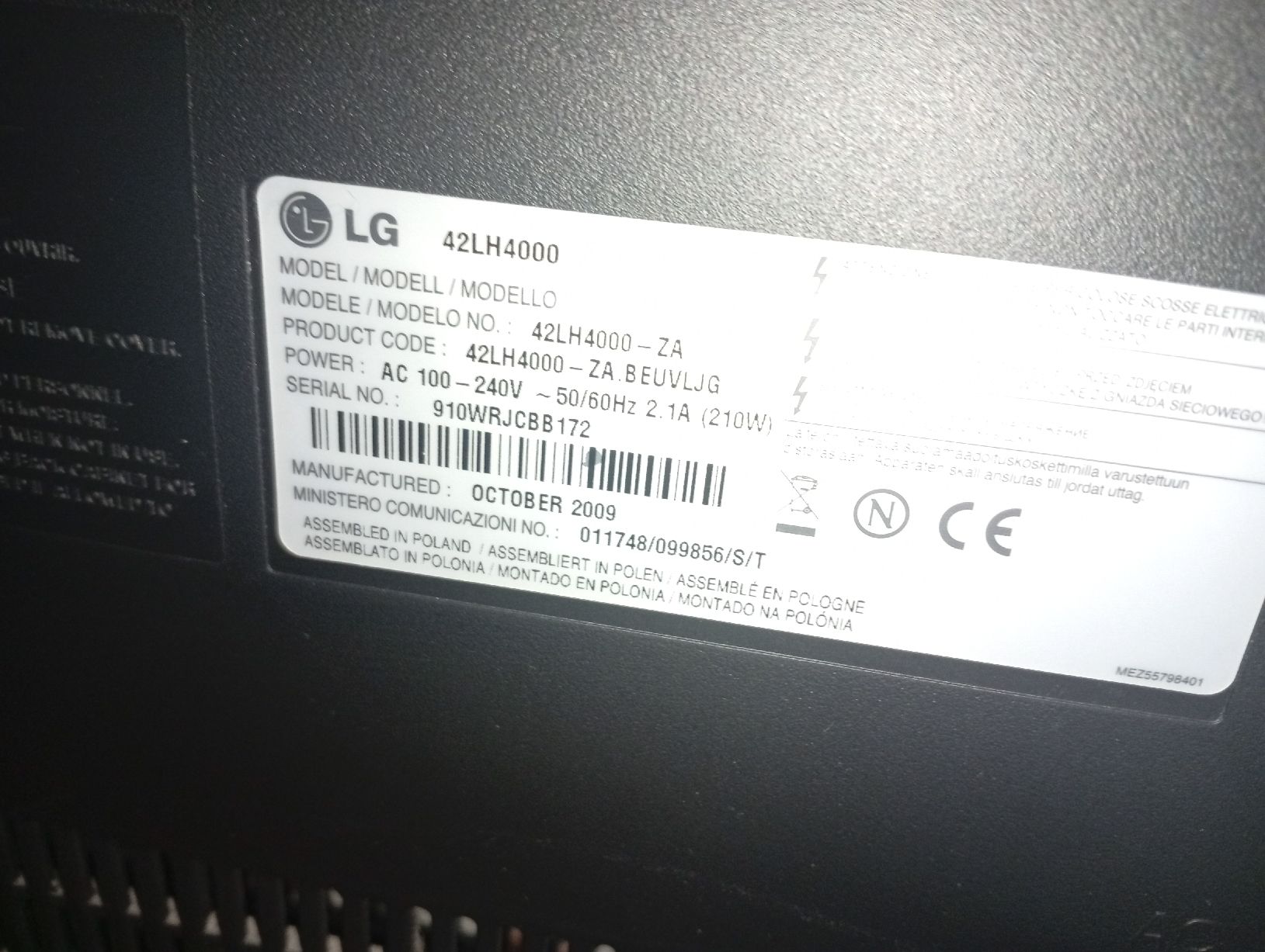 LG Televisori: LG Tv Fernsehen – Usato da Basel venduto da vmp_xfm5 2