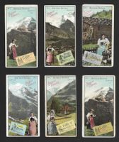 Cartes Tobler serie 21 complète : Oberland Bernois (1910)