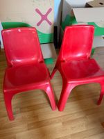 Lot de 2 Chaises KARTELL rouges design années 70