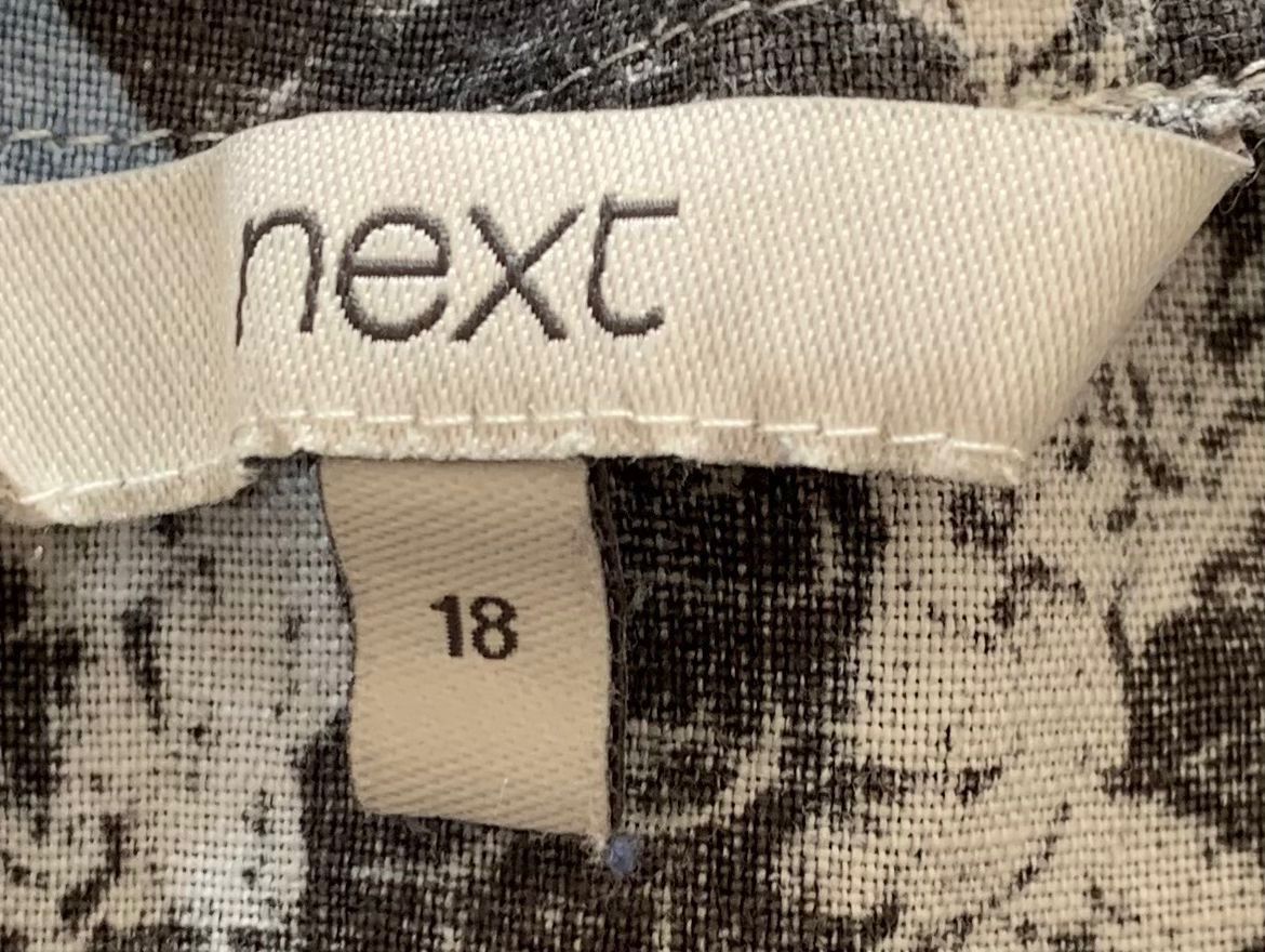 Next Camicette: Next Leinenbluse Grösse 46 bunt blau schwarz – Usato da Nussbaumen AG venduto da brigitebardot 4