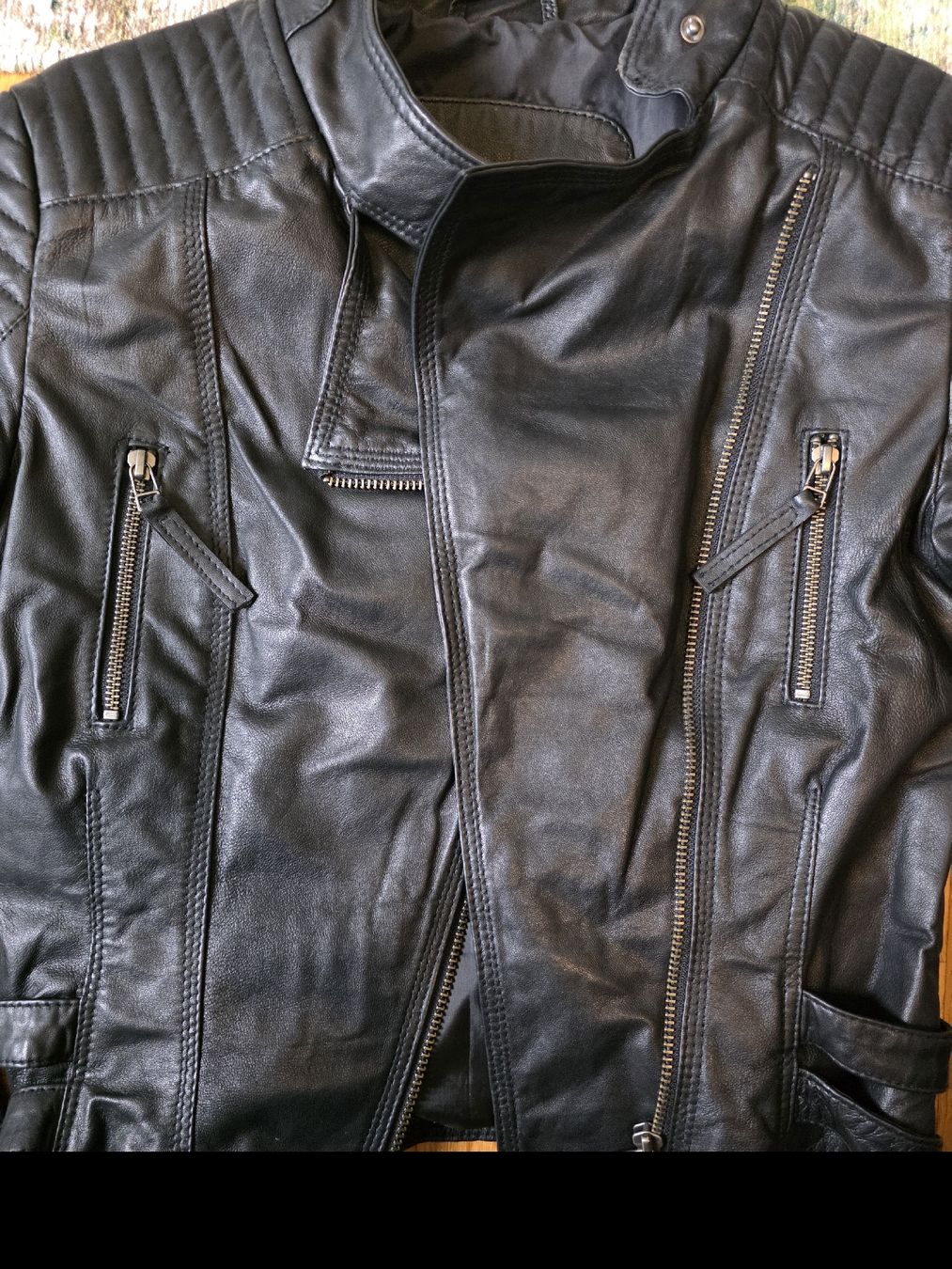 Giacche: Damen Echtlederjacke Cigno Nero schwarz Grösse 36 – Nuovo (secondo la descrizione) da Wittenbach venduto da Linda_B 3