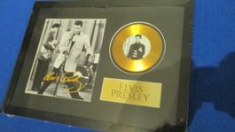 ELVIS "BILD " ca. 44,5 x33 cm// Speziel!/ Plasik mit Autogr.