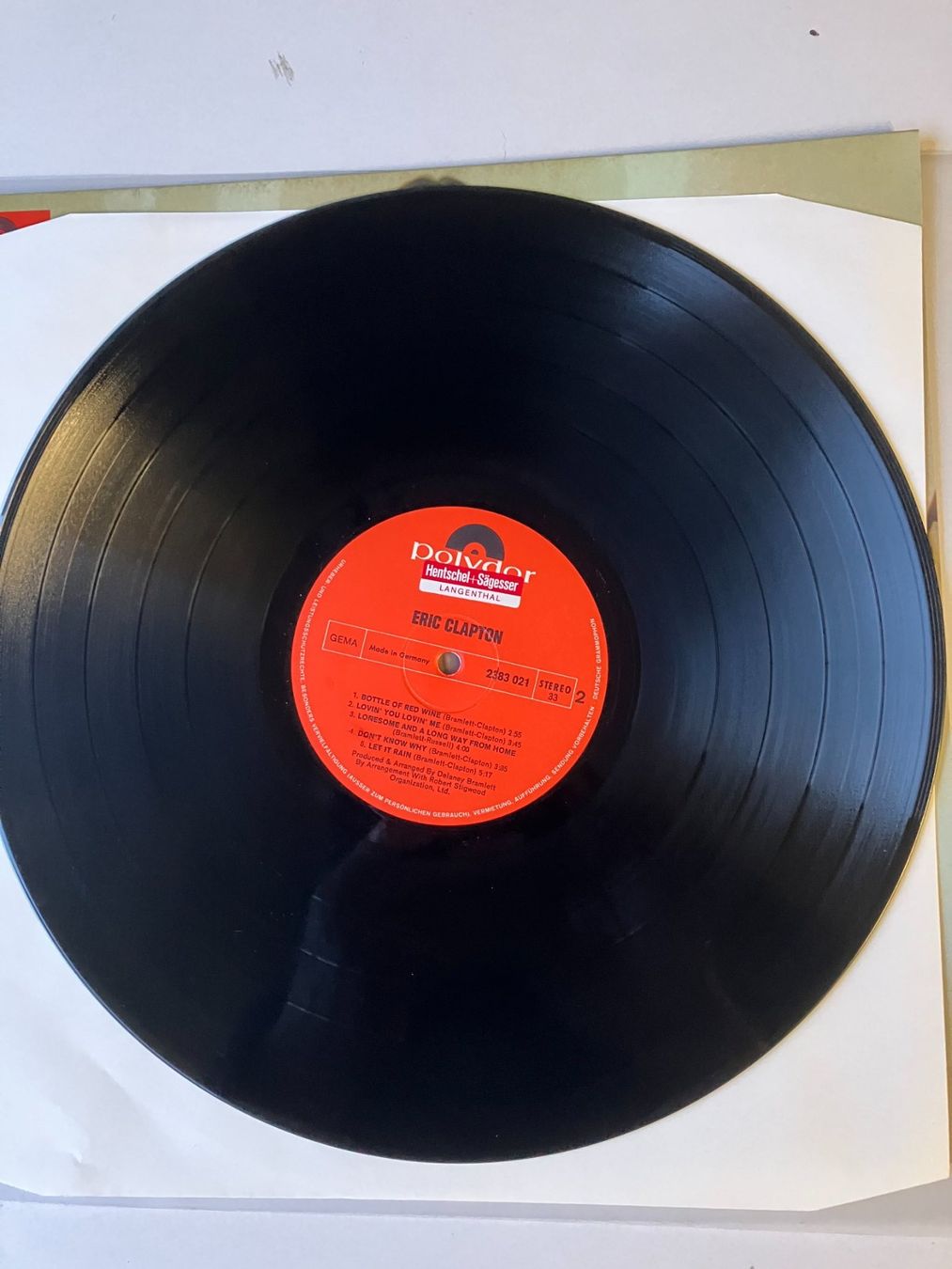 Dischi in vinile: Eric Clapton – Usato da Aarwangen venduto da Jukebox3 8