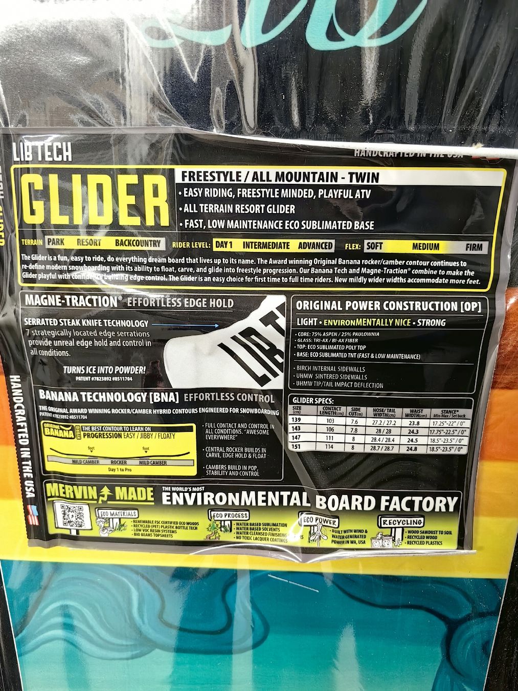 Lib Tech Board: Lib Tech Glider Snowboard 2024 neu Grösse 151 cm – Nuovo (secondo la descrizione) da Landquart venduto da jan_wsj8 1