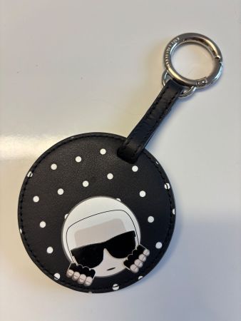 Karl Lagerfeld Ikon Spiegel Taschenanhänger, neuwertig!
