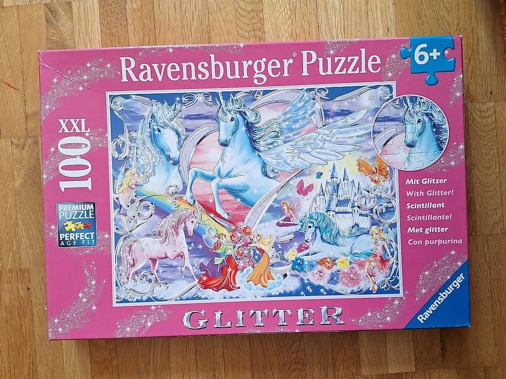 Ravensburger Puzzle: Ravensburger Kinderpuzzle Glitter – Usato da Winterthur venduto da Cham_Tej