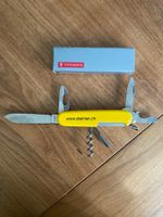 Victorinox Sackmesser mit Werbung in gelb NEU