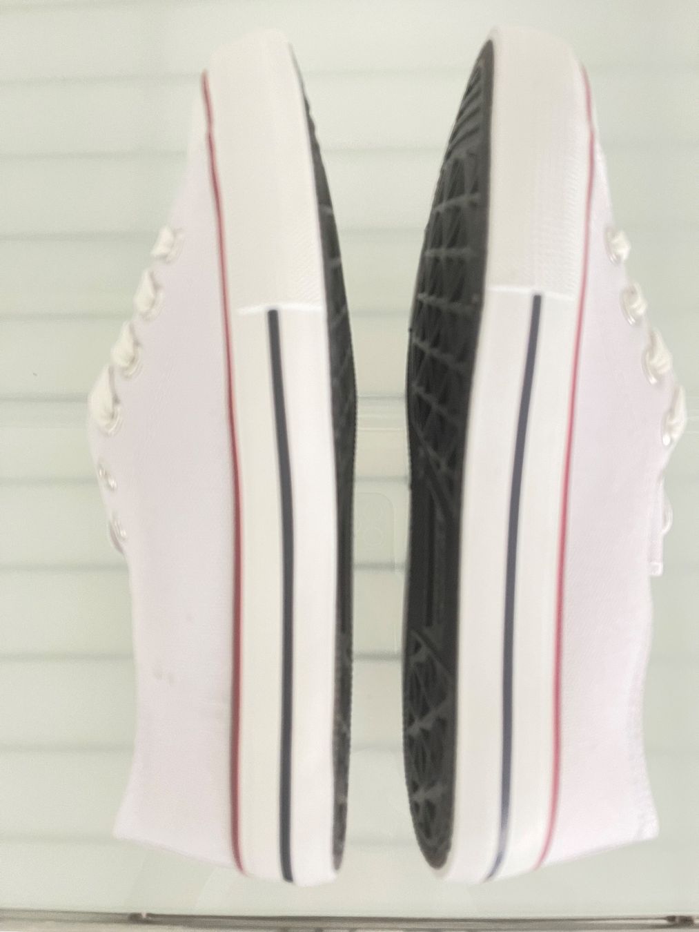 Dosenbach Damenschuhe: Turnschuhe, NEU, Stoff, weiss, Gr. 36 – Neu und originalverpackt aus Spreitenbach von R_1691 2