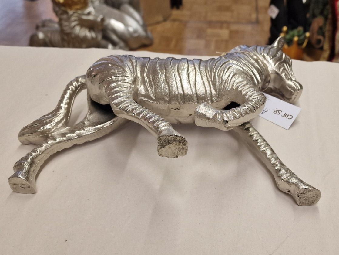 Statuette: Deko Zebra aus Aluminium – Nuovo e nell'imballaggio originale da Schaffhausen venduto da AtelierPudesco 6