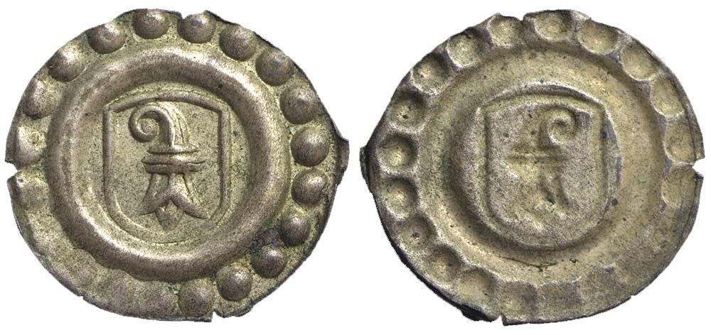 Alle Münzen: Basel, Silber 1 Rappen 1500 (131) – Gebraucht aus Chiasso von Novamarketing