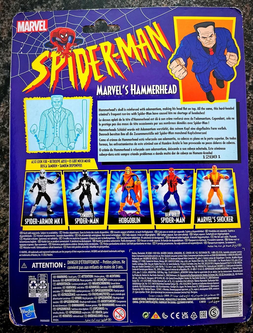 Hasbro Statuette: Hammerhead Action Figur Spiderman Marvel Comics Universum – Nuovo e nell'imballaggio originale da Rorschach venduto da Actionvintage789 1
