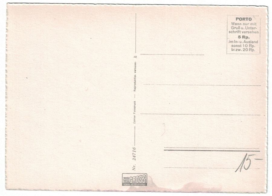 Cartoline postali: Brunnadern, Bahnhofquartier, um 1945 – Usato da Frauenfeld venduto da POML 1