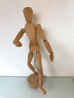 Design  Holzpuppe  Gliederpuppe  Modellpuppe  ca 33cm