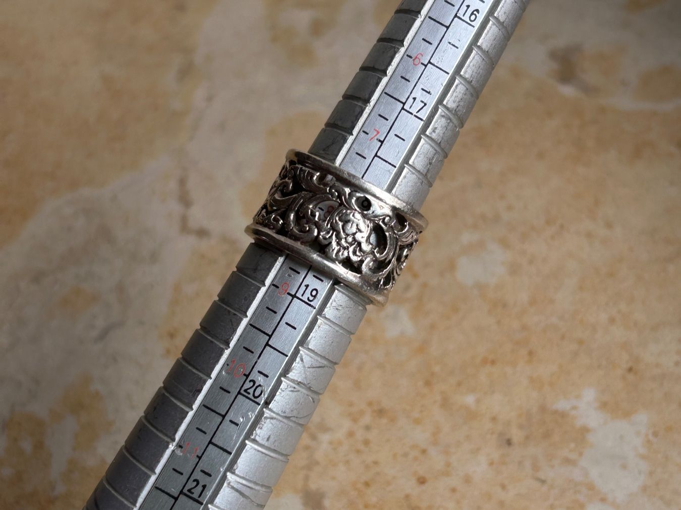 Anelli: Silberring 925, Gr.57, Vintage, Floral – Usato da Dittingen venduto da Bijoubelle 2