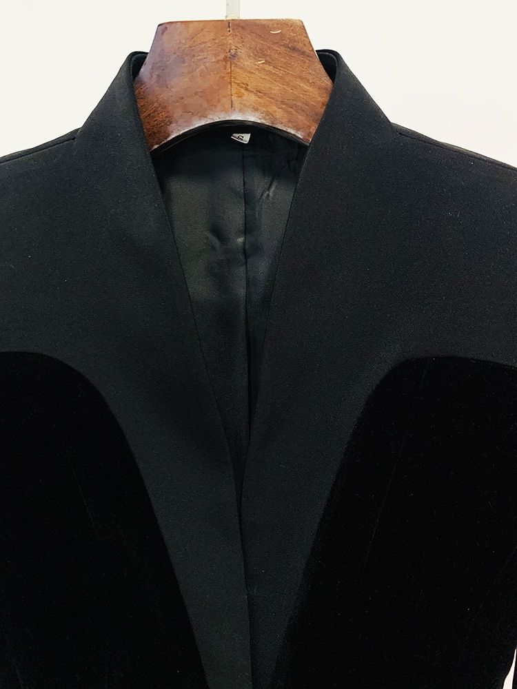 Giacche: Blazer nero stoffa e velluto – Nuovo e nell'imballaggio originale da Zürich venduto da fed_vh9n 2