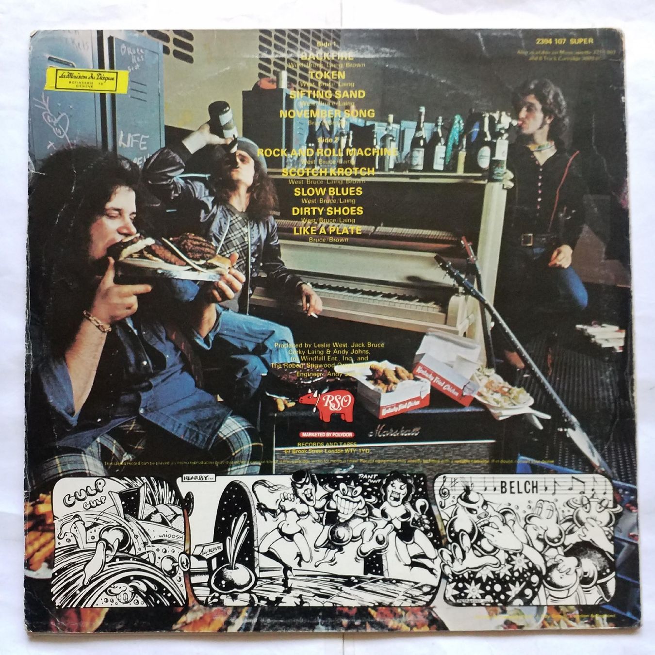 Schallplatten: WEST,  BRUCE & LAING : whatever .......... 1973 UK  +++++ – Gebraucht aus Yverdon-les-Bains von Jacotreut 1