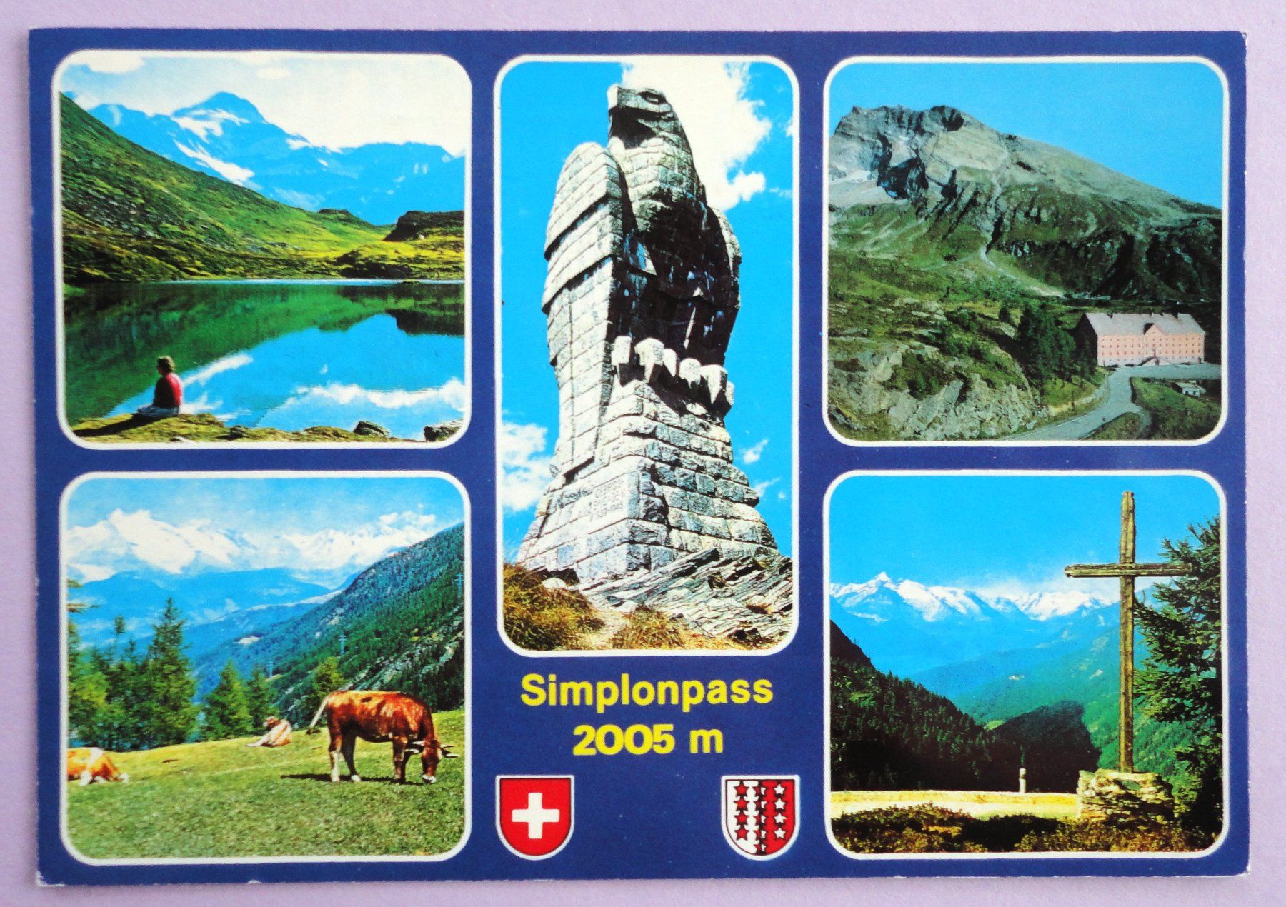 Ansichtskarten: Simplonpass 2005 m (Wallis) – Gebraucht aus Fétigny von Billy2miny
