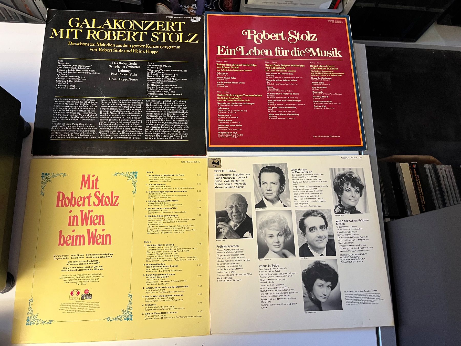 Schallplatten: Klassik/Wiener Lieder mit Robert Scholz - HH31 – Gebraucht aus Küsnacht ZH von swisssales.net 1
