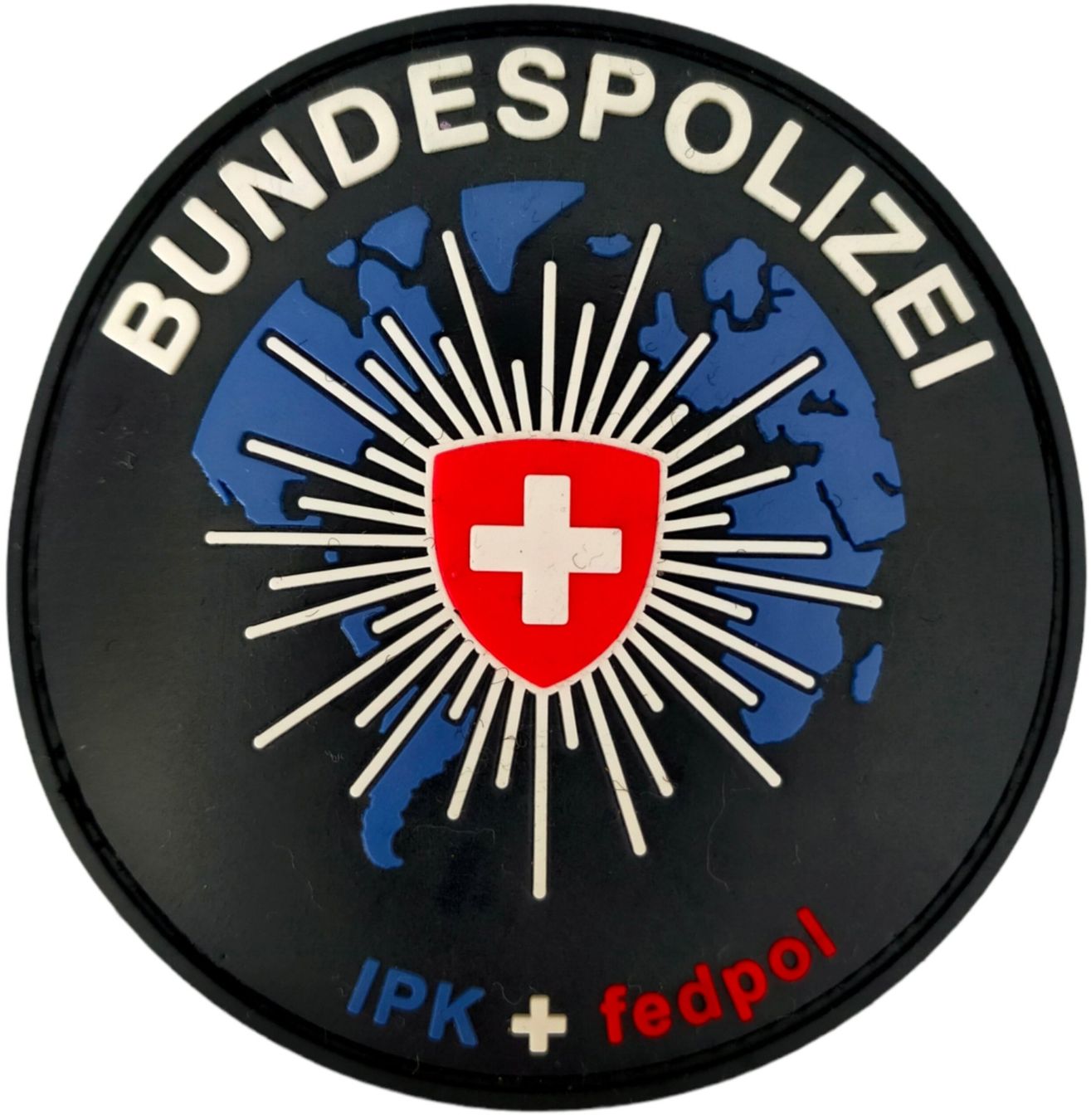 Swiss Plaketten & Abzeichen: Bundespolizei IPK + fedpol mit Klett. – Neu und originalverpackt aus Emmenbrücke von F.ingl-1947