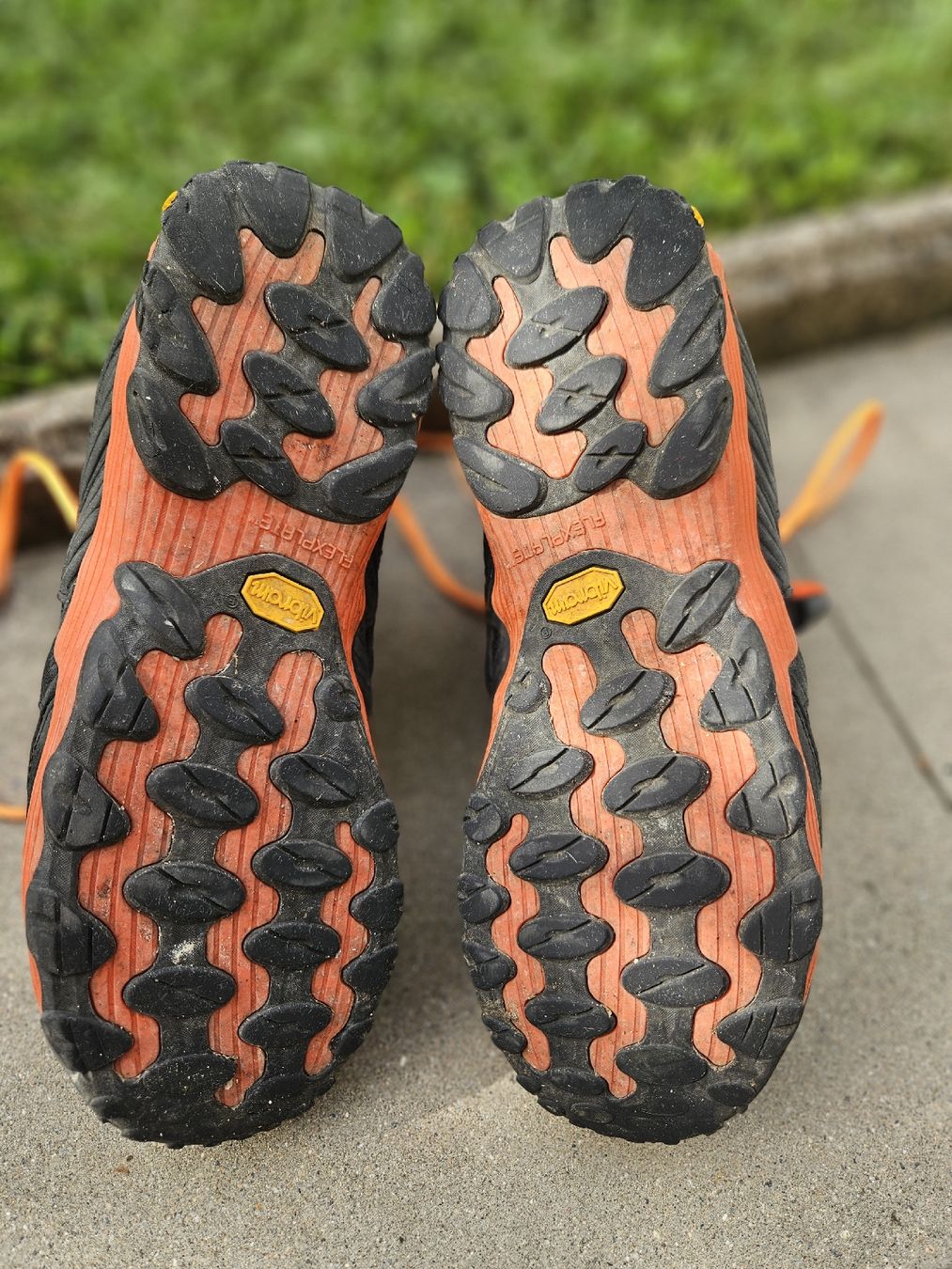 Merrell Scarpe da uomo: Merrell Herren Wanderschuhe Gr.46 Schwarz-Orange – Usato da Neftenbach venduto da Wummwila 2