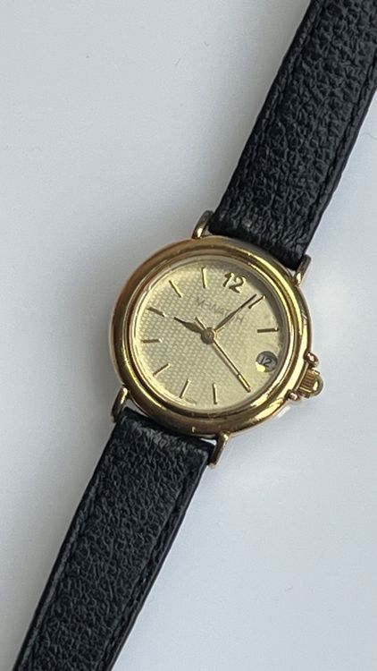 Orologi: M-Watch Damenuhr, Lederband – Usato da Grenchen venduto da chththl
