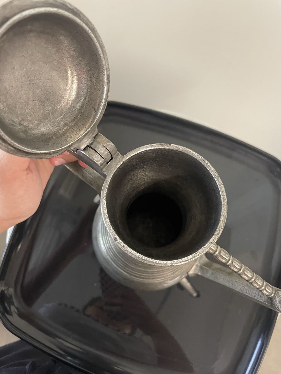 Caraffe: Weinkaraffe aus Zinn – Usato da Turgi venduto da eiiinalem 2